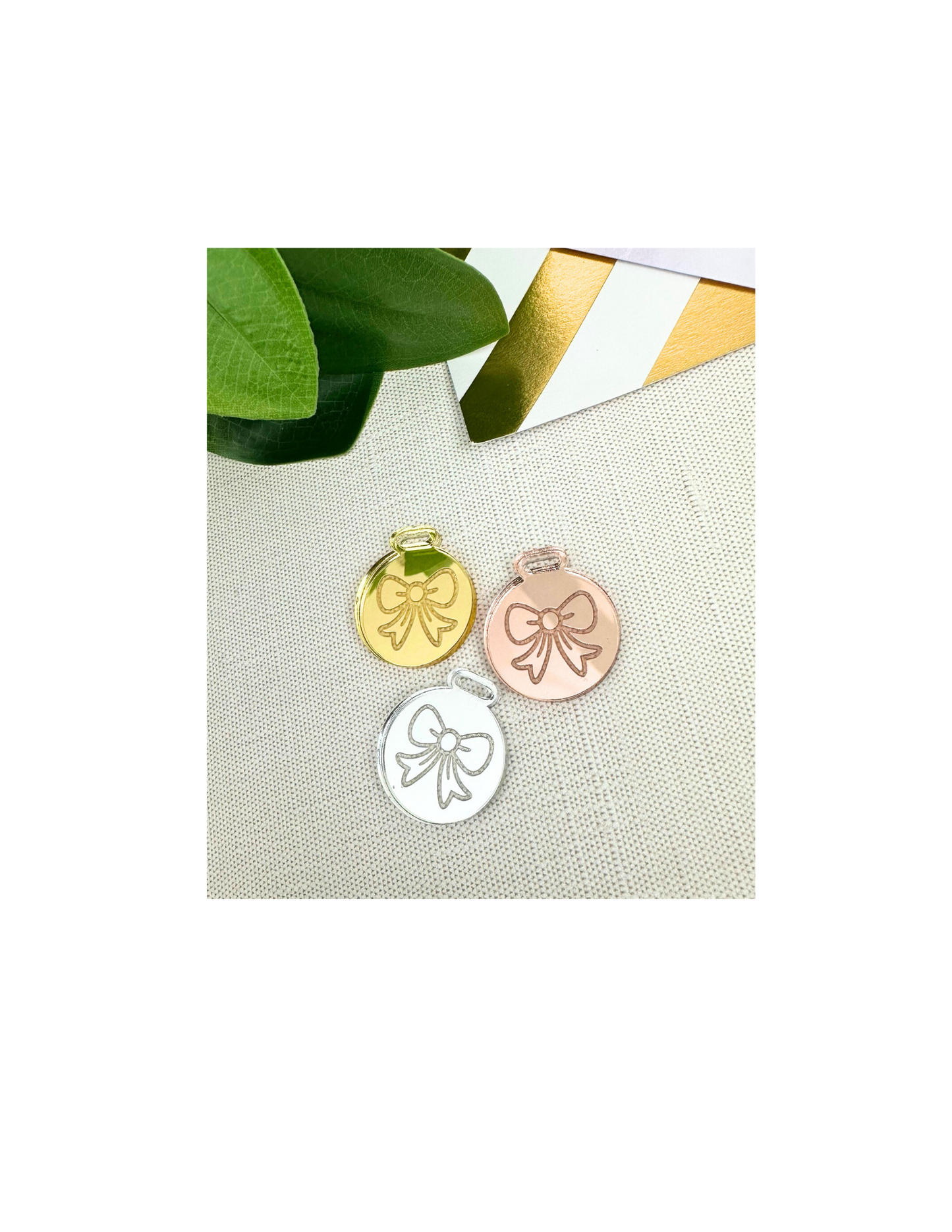 Mirror Bow Planner Charm