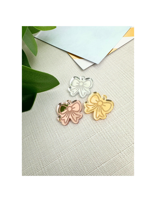 Mirror Bow Planner Charm