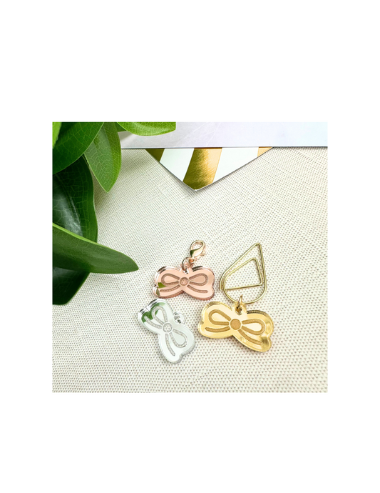 Mirror Bow Planner Charm